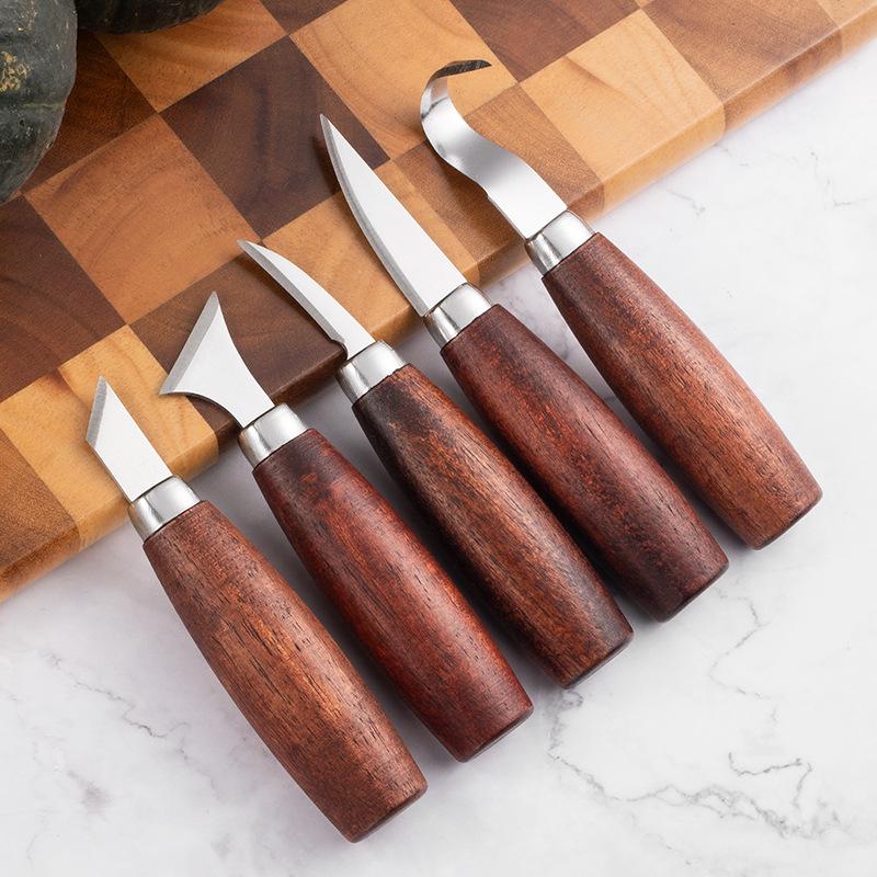 Woodworking Diy Projects - Zestaw 5 dłut do rzeźbienia w