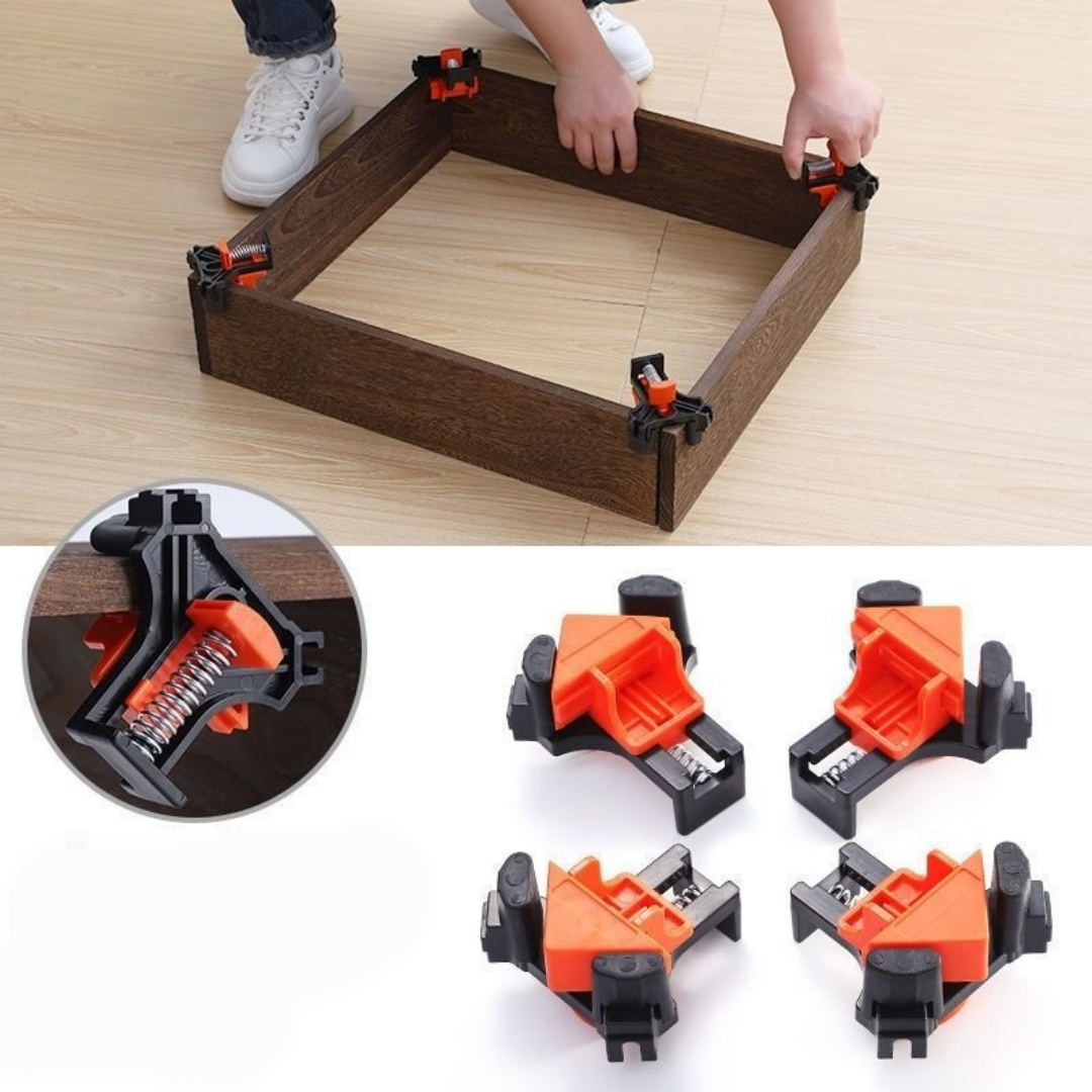 Woodworking Essentials - 4 szt. 90 ° Klipsy do