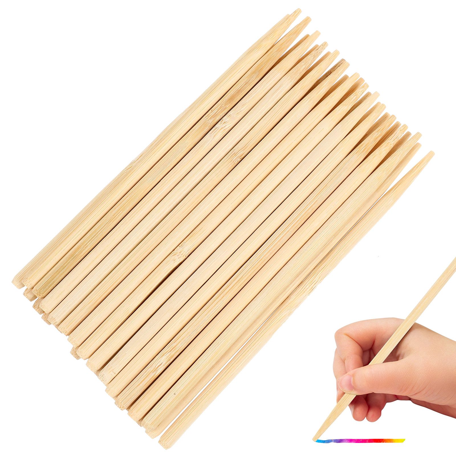 Woodworking Diy Projects - 30 szt. Drewniane malowanie zarysowania bambusowy