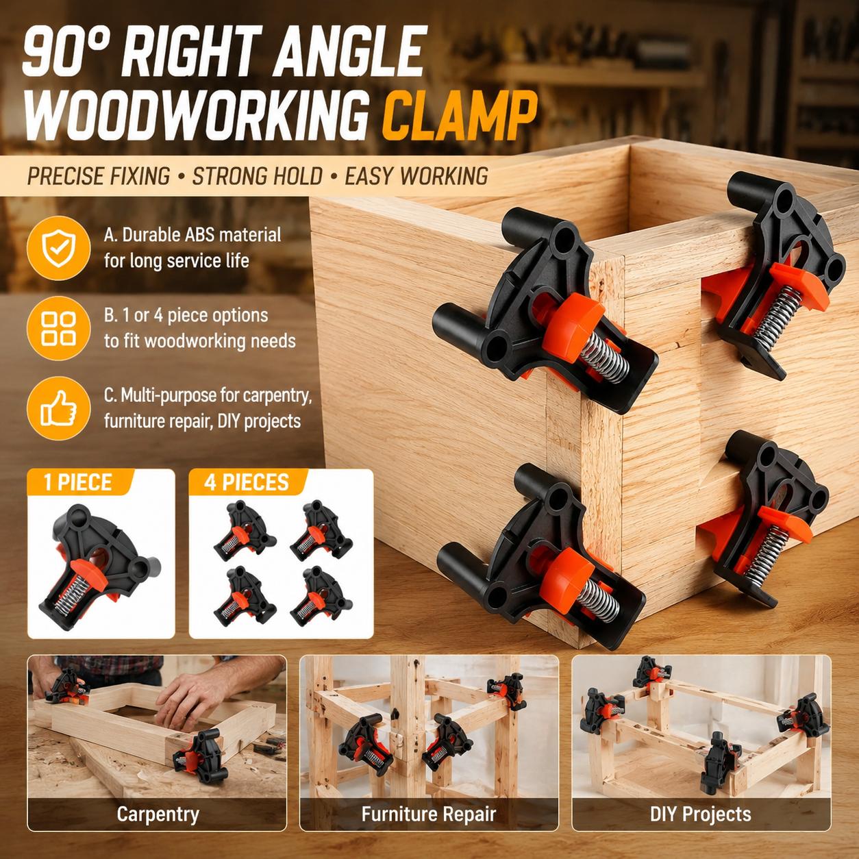 Woodworking Hardware - Profesjonalny zestaw do obróbki drewna: zaciski