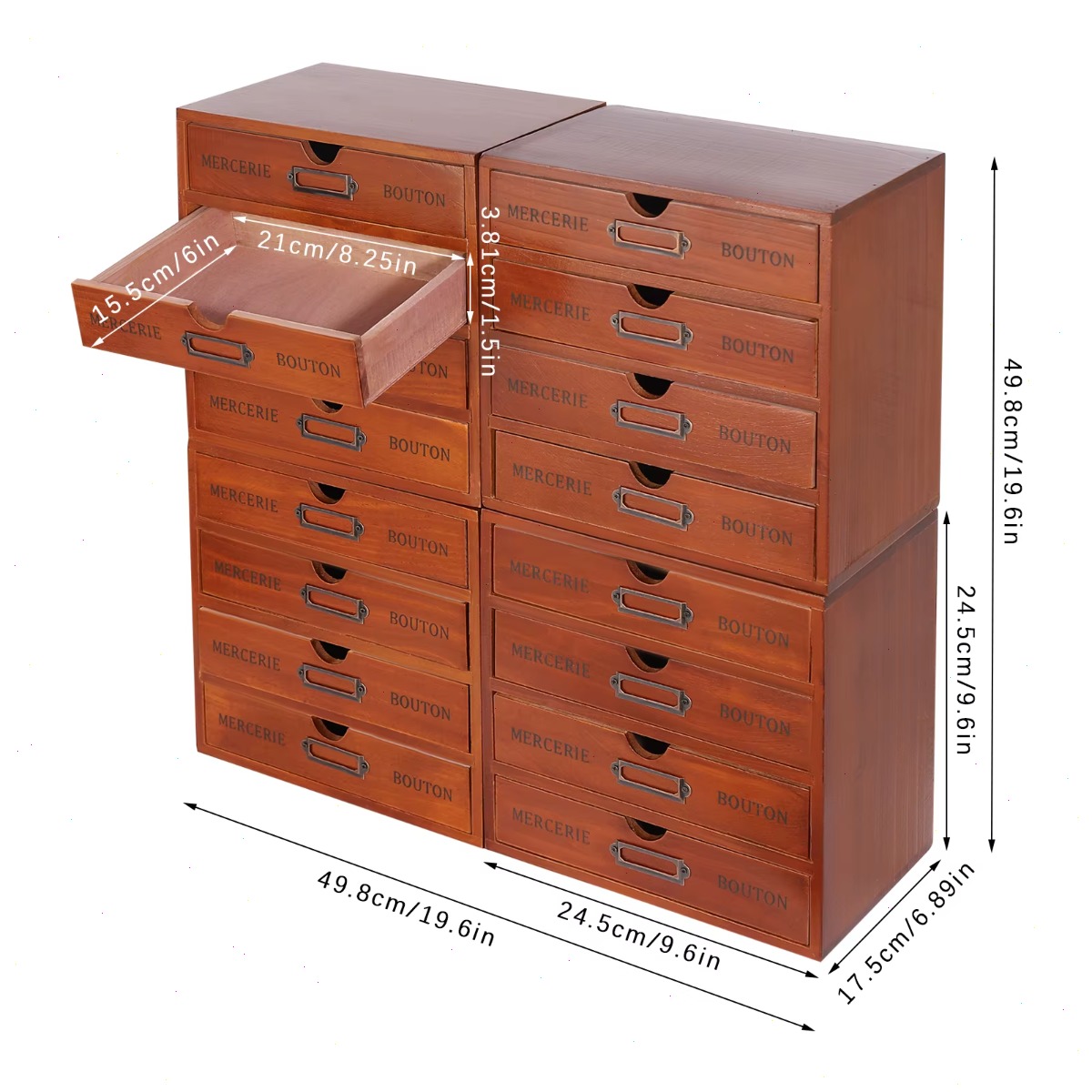 Woodworking Magazine - Organizer do szuflady, 4 sztuki, 16