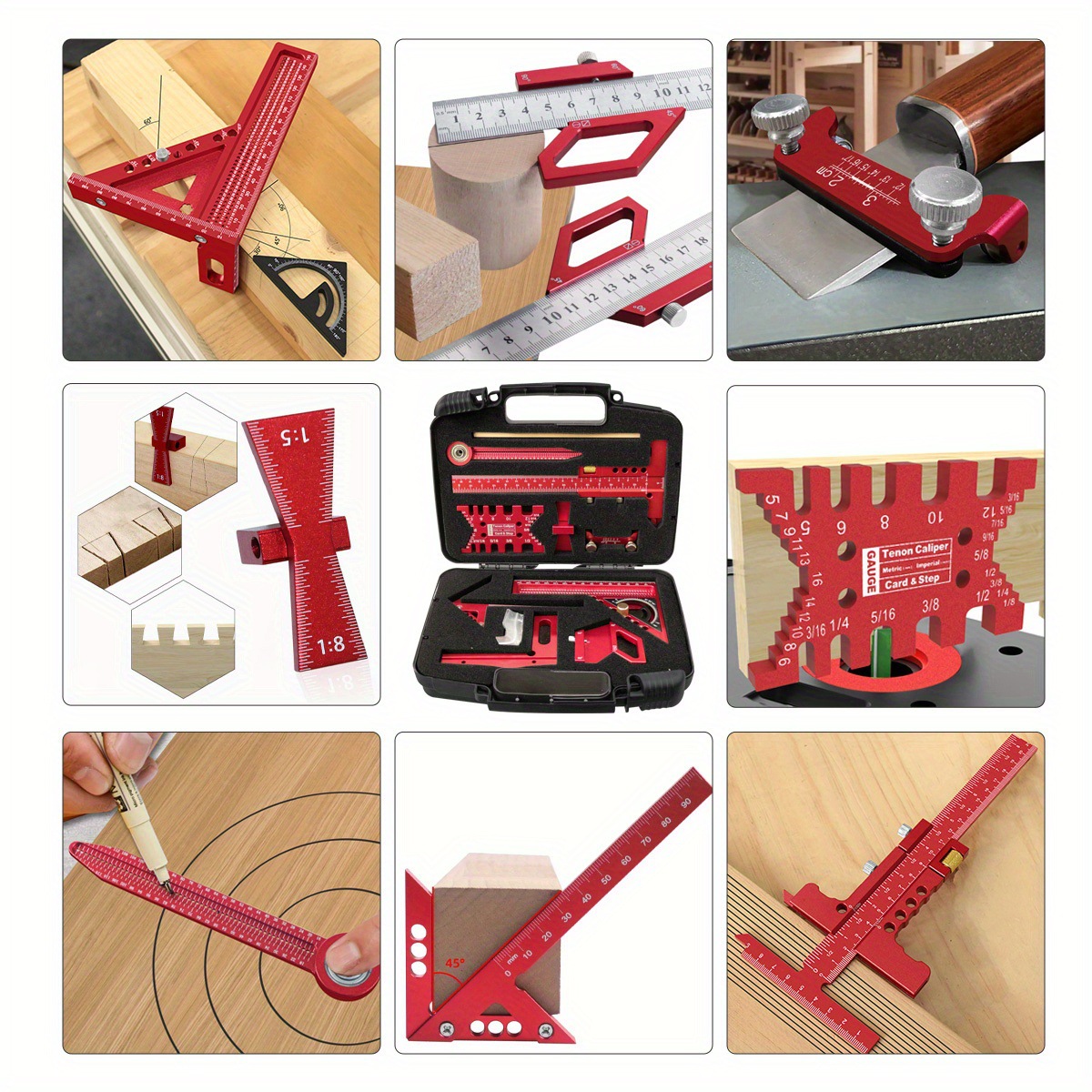 Woodworking Plans Free - 10-częściowy zestaw narzędzi stolarskich z pudełkiem