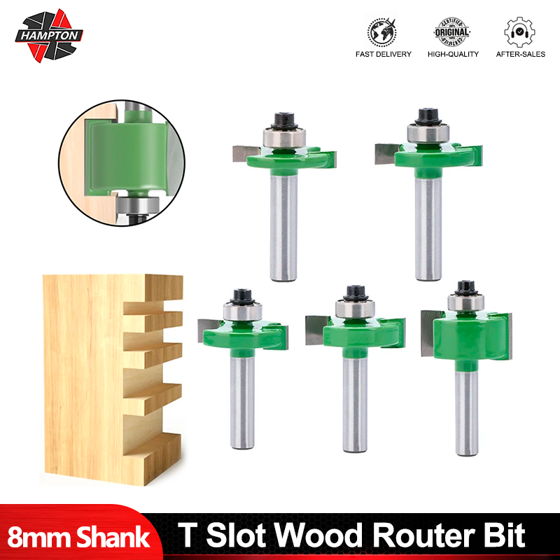 Woodworking Rabbet - Frez trzpieniowy HAMPTON 8mm do rowków