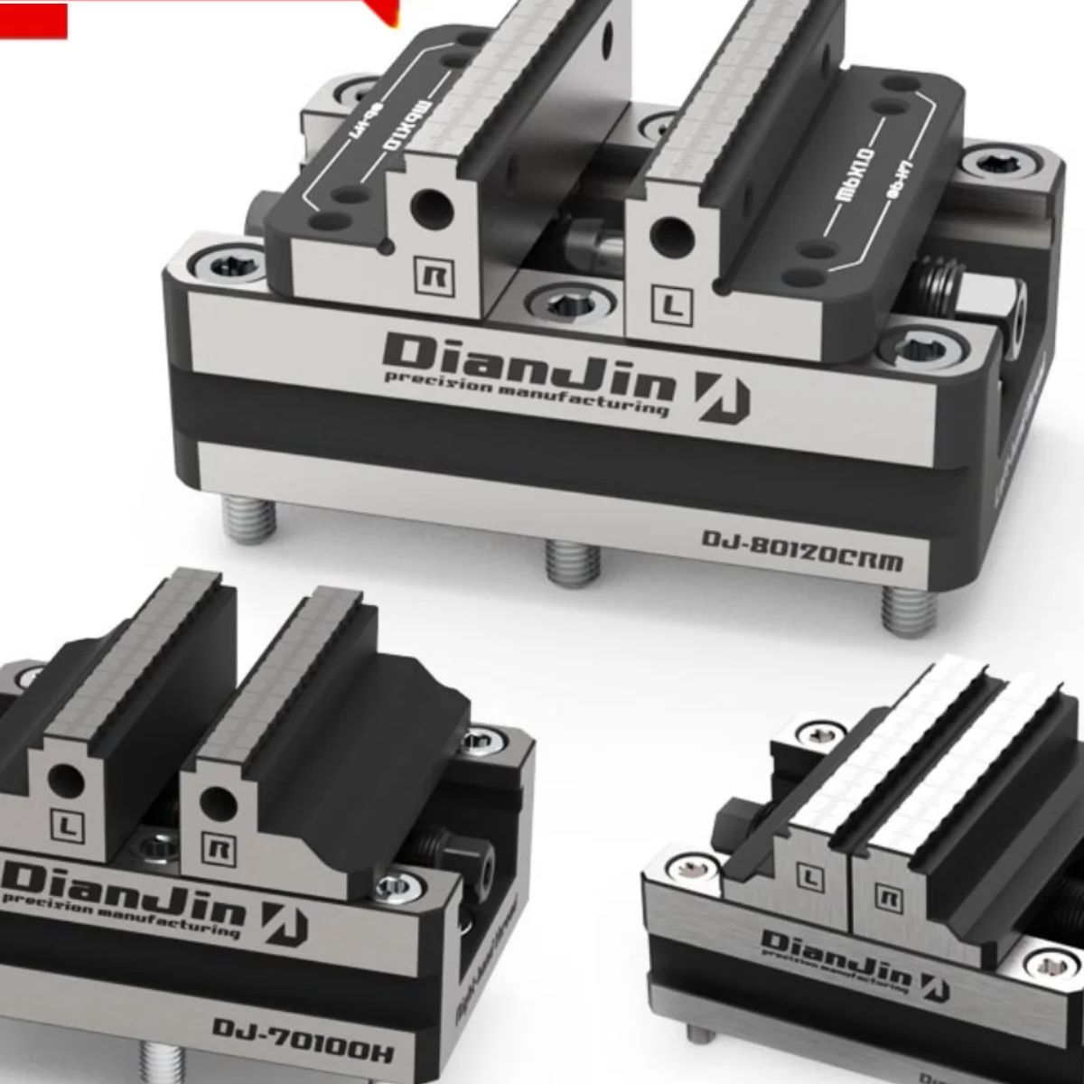 Woodworking Front Vise - Imadło samocentrujące 4-5-osiowe DJ-70100H z szybkim