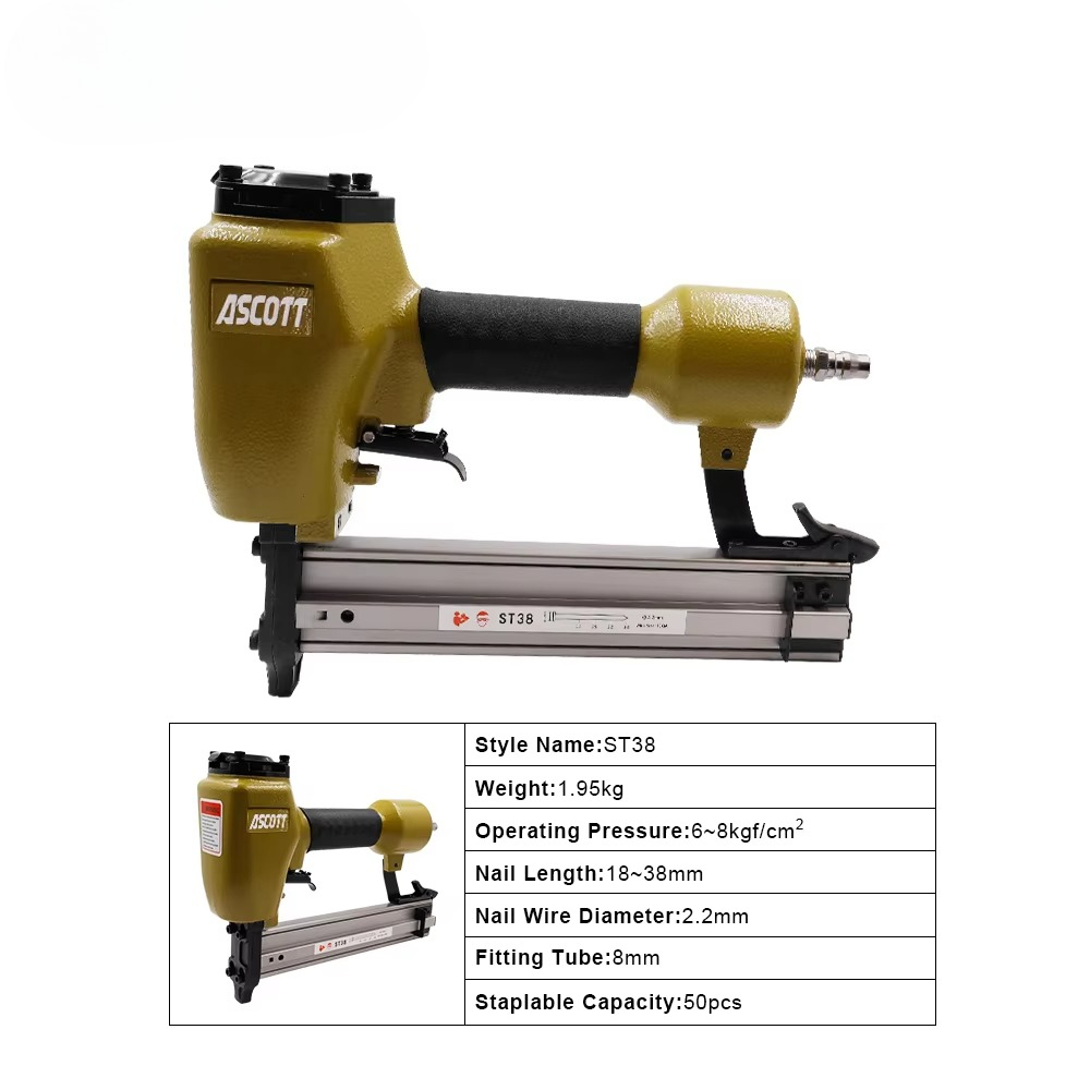 Woodworking Diy Projects - Gwoździarka pneumatyczna ST38 14GA do drewna