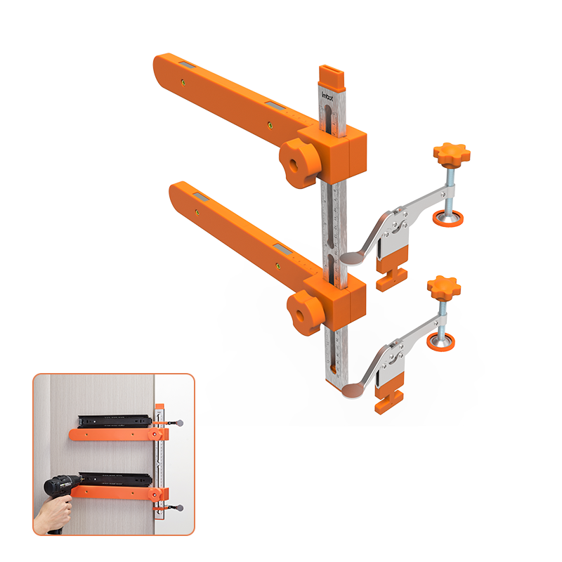 Woodworking Hardware - Wytrzymały szablon do montażu prowadnic szuflad