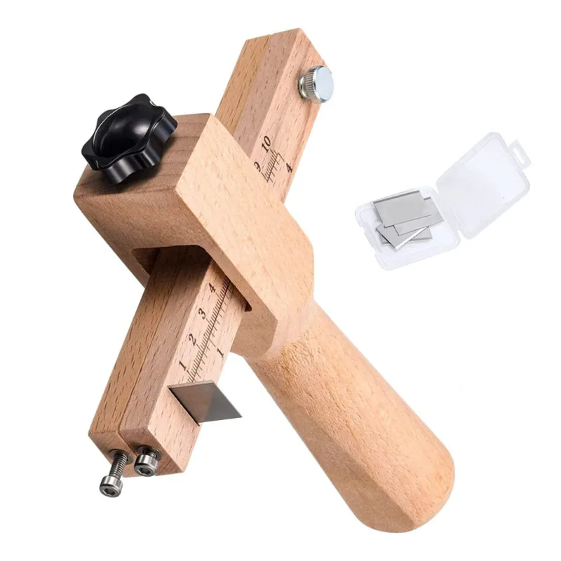 Woodworking Veneer Cutter - Nowy regulowany nóż do pasków skórzanych