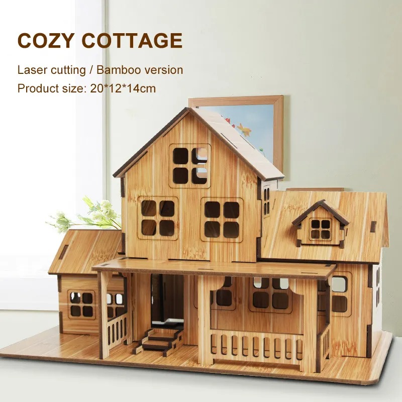 Drewniane puzzle 3D GamesCozy  – Woodworking Diy Projects recenzja i cena