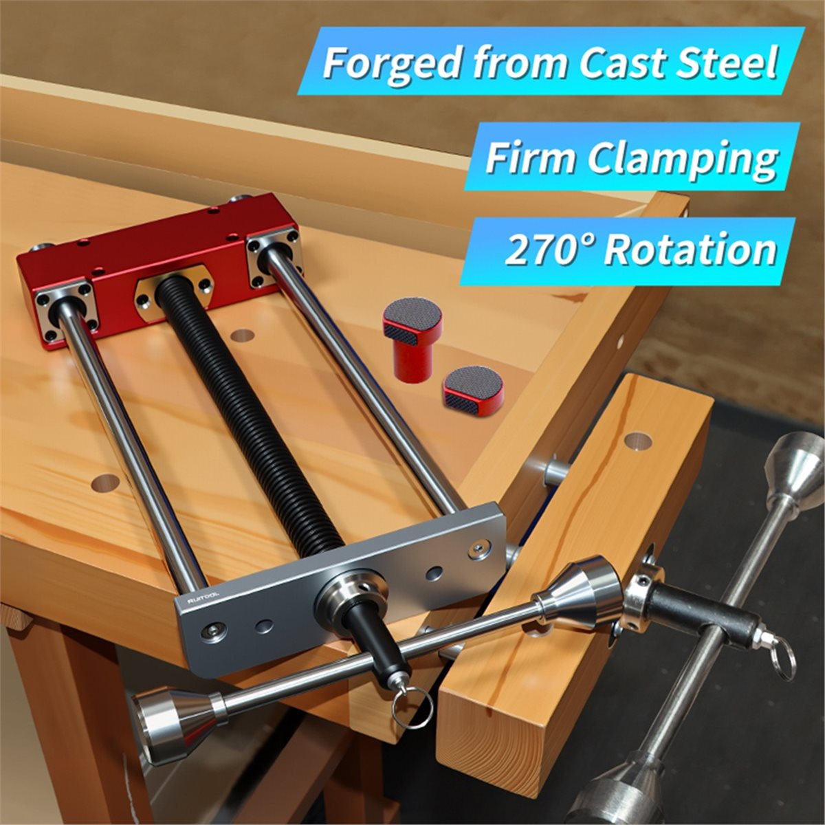Zestaw imadł stołowych z mecha – Woodworking Front Vise recenzja i cena
