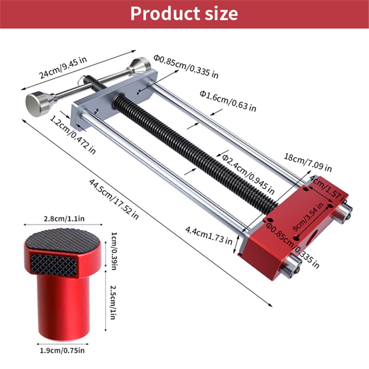 Zestaw imadł stołowych z mecha – Woodworking Front Vise recenzja i cena