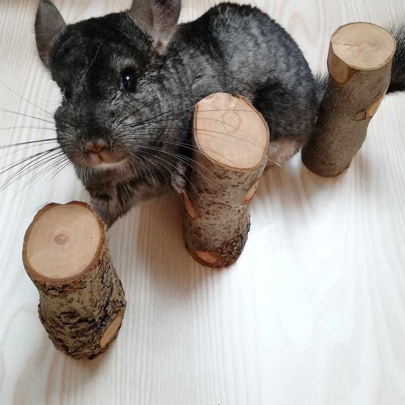 Zabawka dla chomika, naturalna – Woodworking Rabbet recenzja i cena