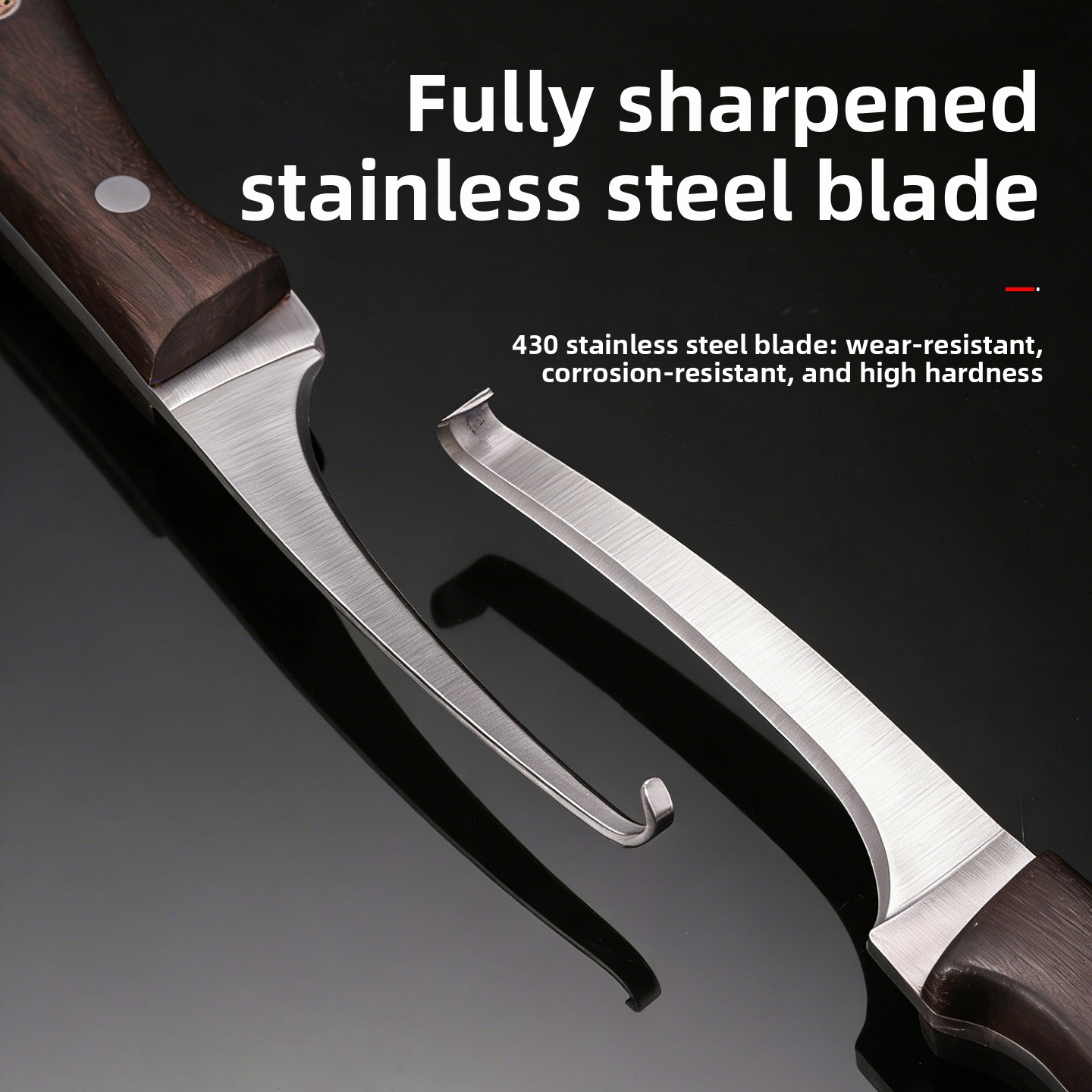 Nóż hakowy ze stali nierdzewne – Woodworking Essentials recenzja i cena