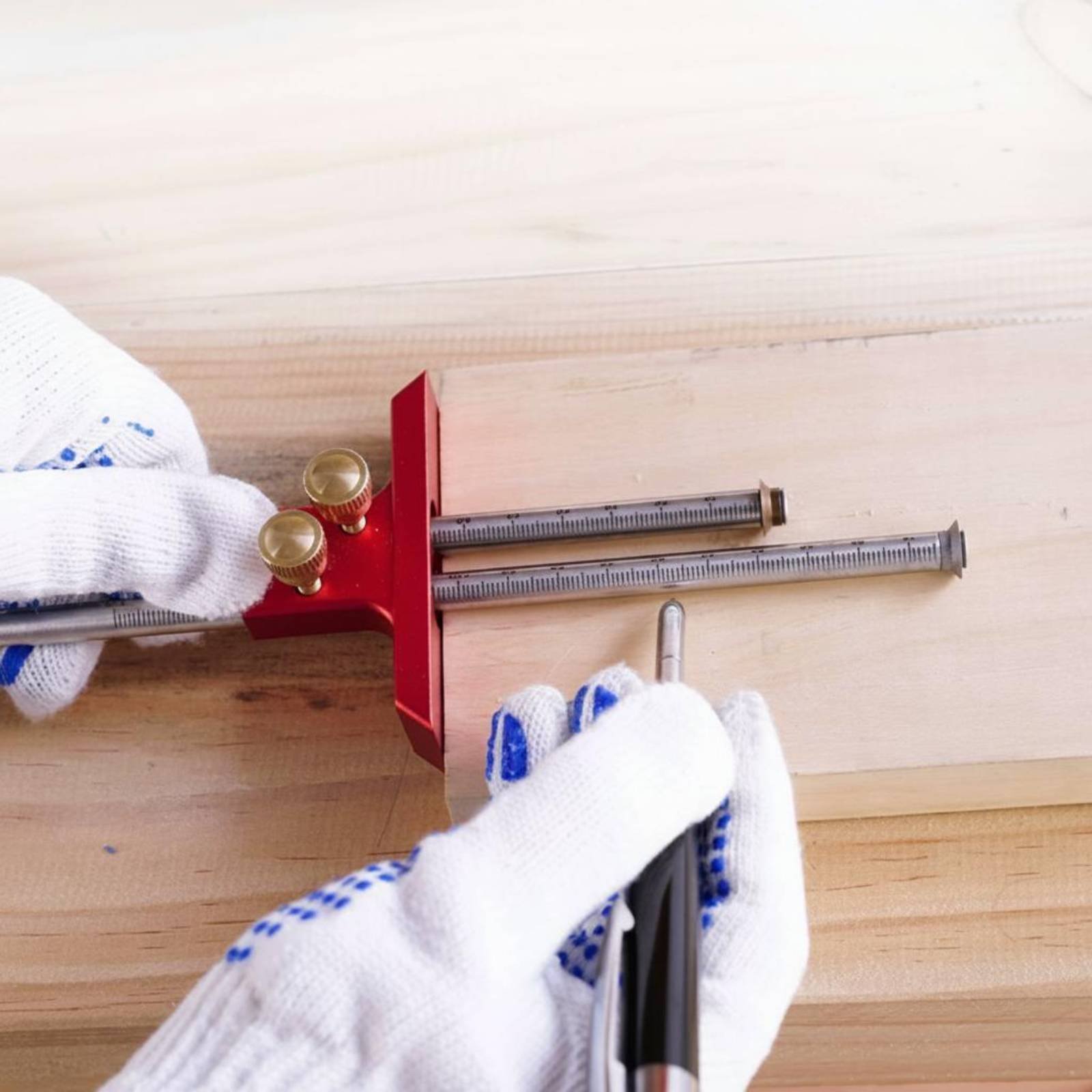 Dwugłowicowy przymiar trasersk – Woodworking Marking Gauge recenzja i cena