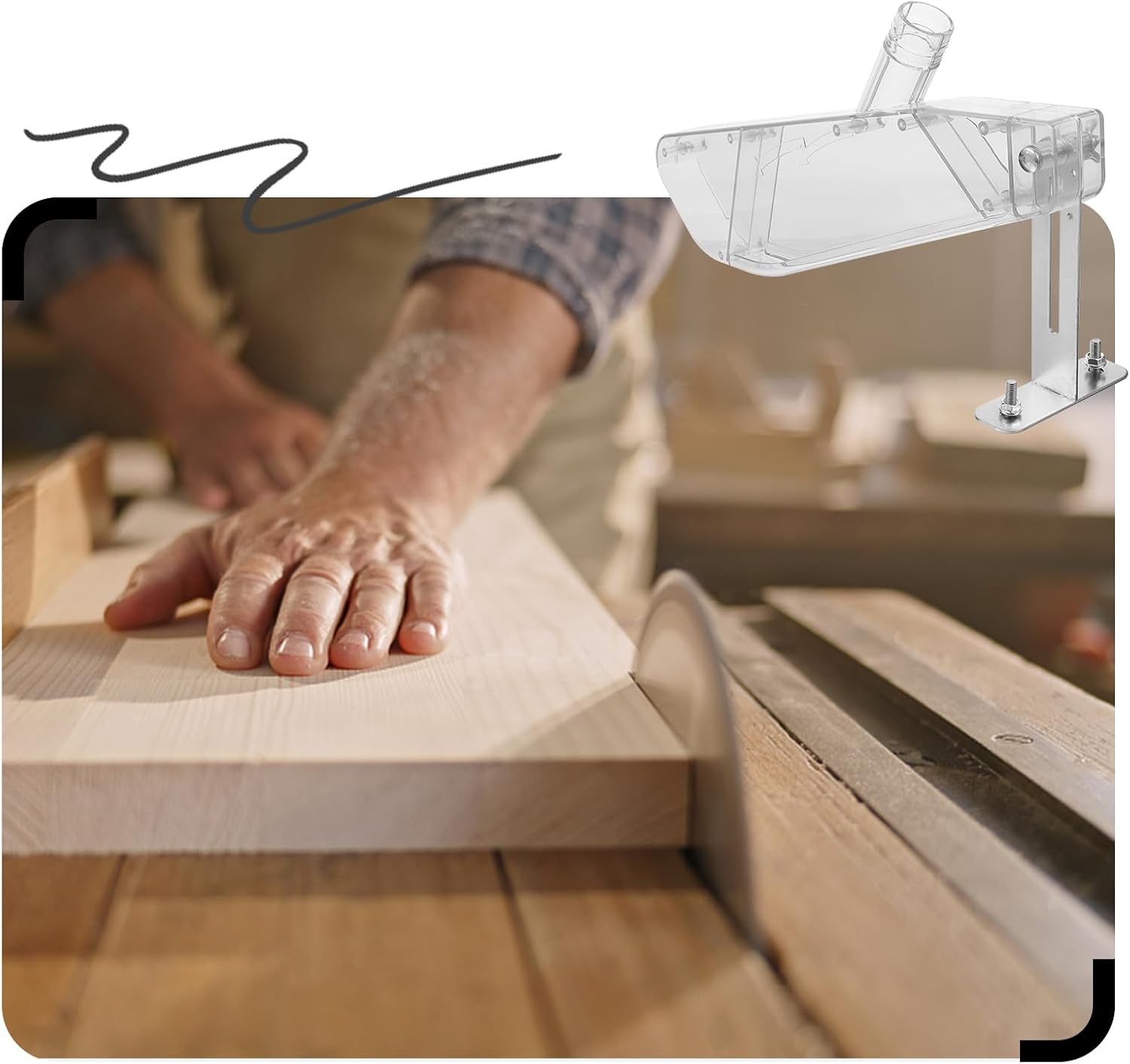 Przezroczysta osłona przeciwpy – Woodworking Essentials recenzja i cena
