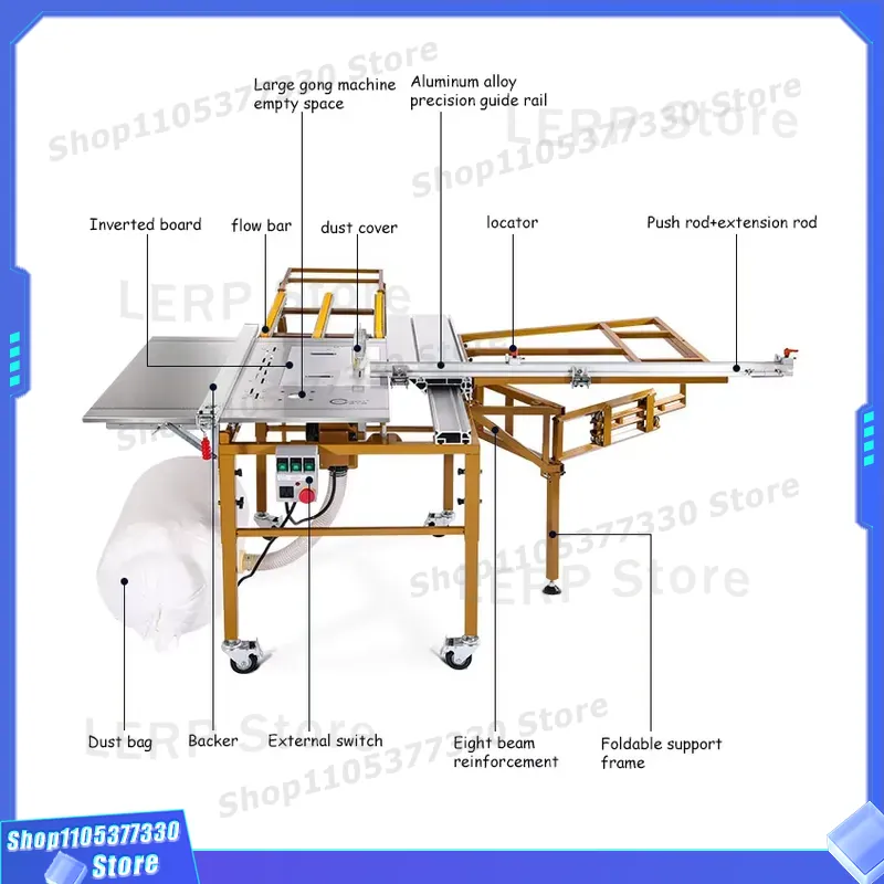 Przenośna piła stołowa do obró – Woodworking Workshop Design recenzja i cena