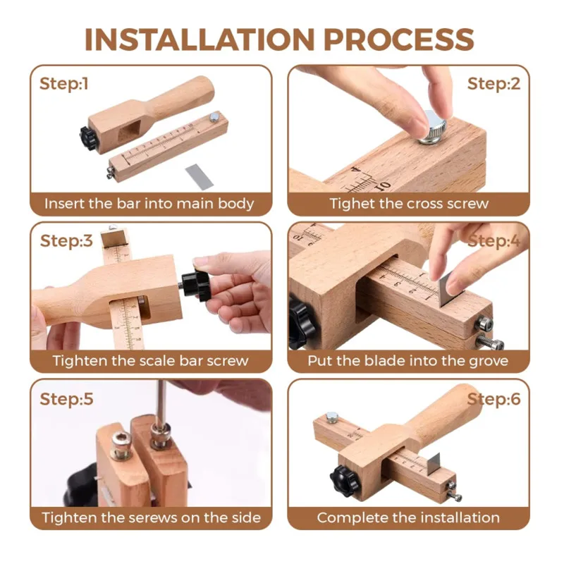 Nowy regulowany nóż do pasków  – Woodworking Veneer Cutter recenzja i cena